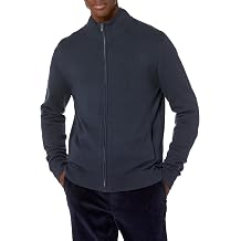 Amazon Essentials Men's Full-Zip Cotton Jumper
