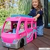 Barbie Dream Camper has a great gliding pool with 7 areas and a full car/Barbie movie! HCD46 Doll Sold Separately Clothes Doll 3 Years and Up