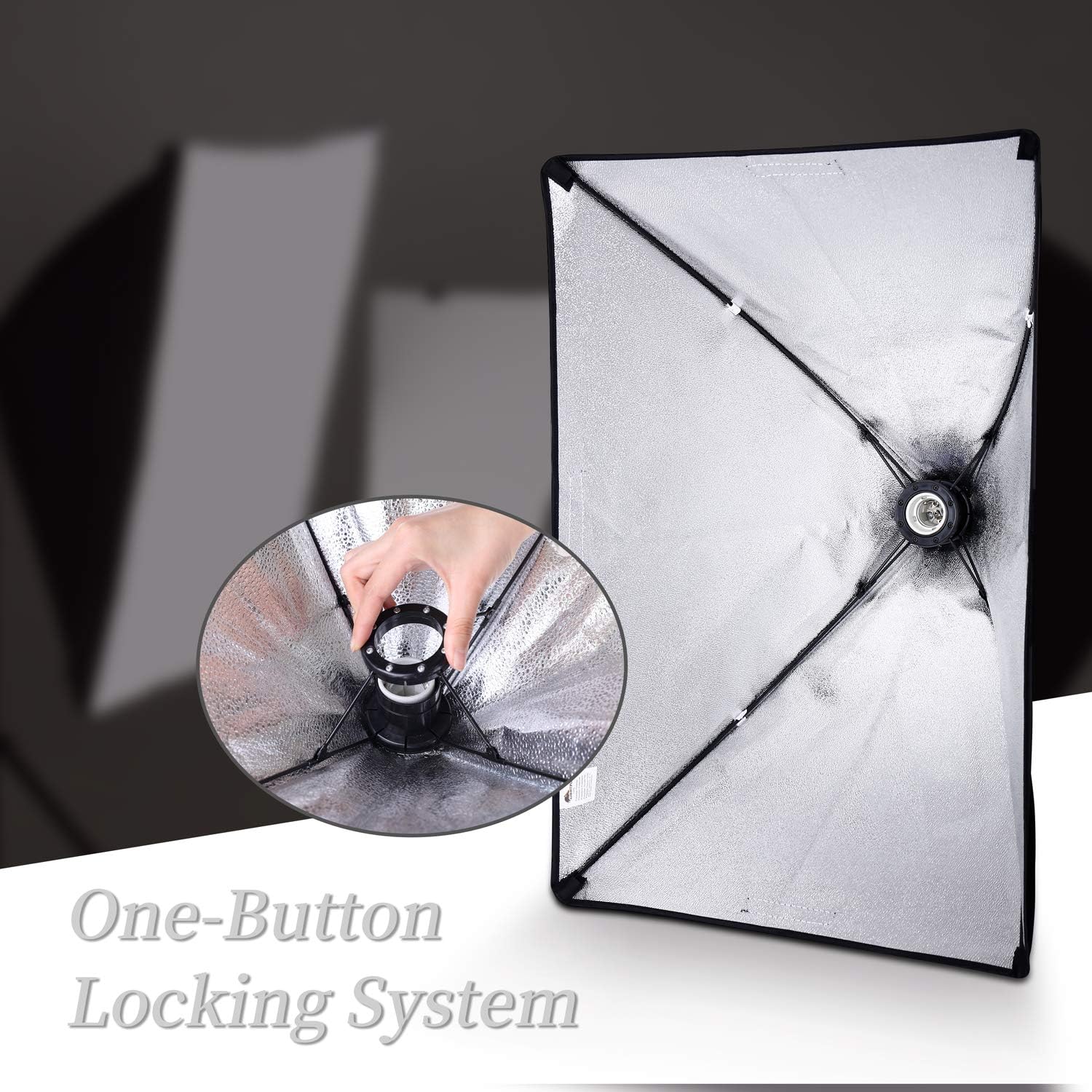 70% оƒƒ Dіѕсоunt ShowMaven Softbox Lighting Kit 20x28'' Professional Photo Studio Photography Equipment Continuous Lighting with with 2pcs 5500K Bulb for Video Camera Photo Studio Filming Portrait Shooting