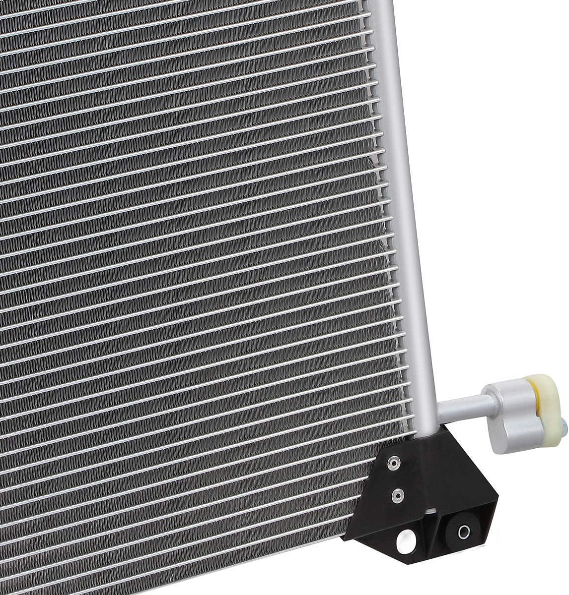DNA Motoring OEM-CDS-4953 4953 Aluminum Air Conditioning A/C Condenser For 2000-2013 CHEVROLET CADILLAC GMC HUMMER H2, Metallic
