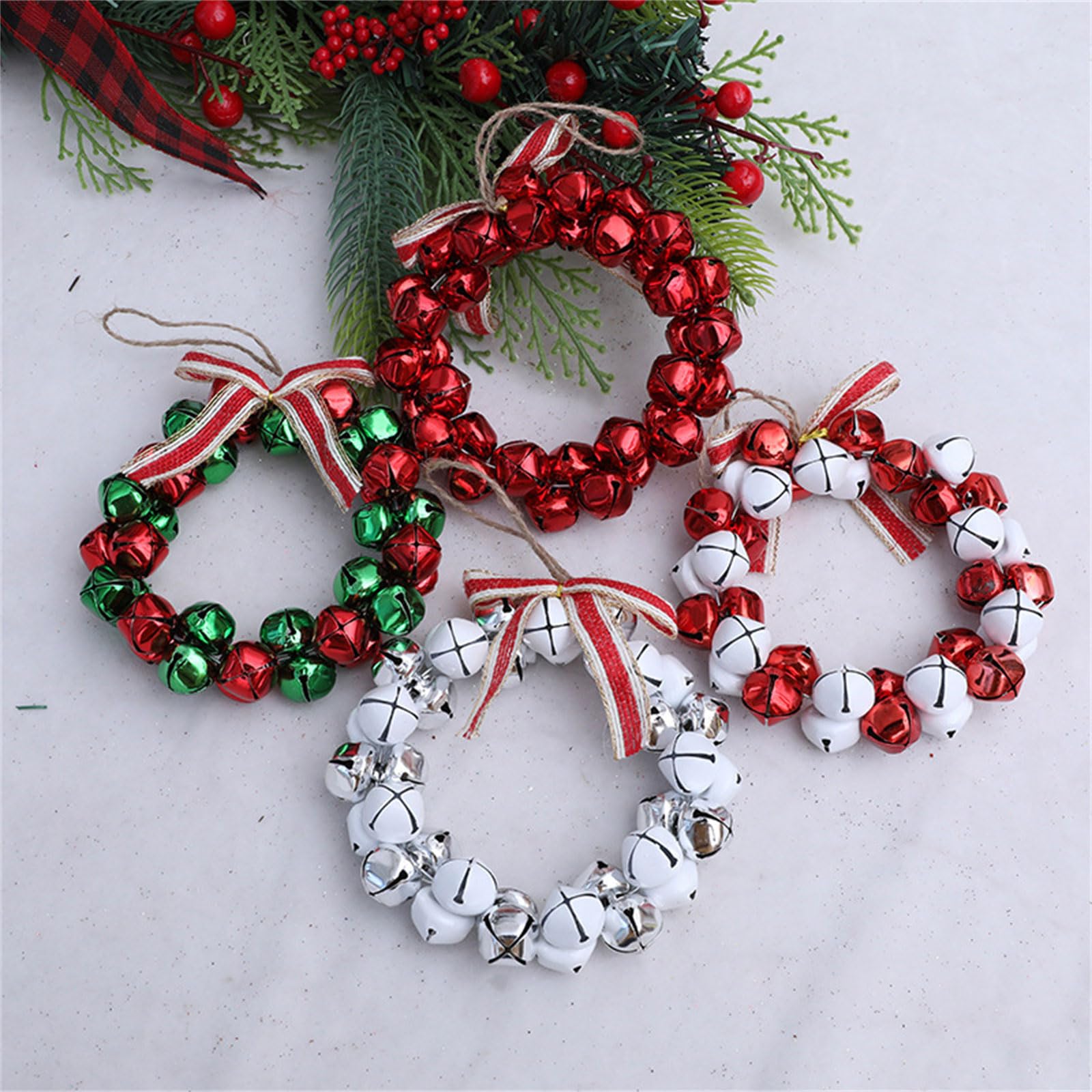 Amazon.co.jp: Lerpwige 3.フェスティブメタルベル 12cm クリスマス