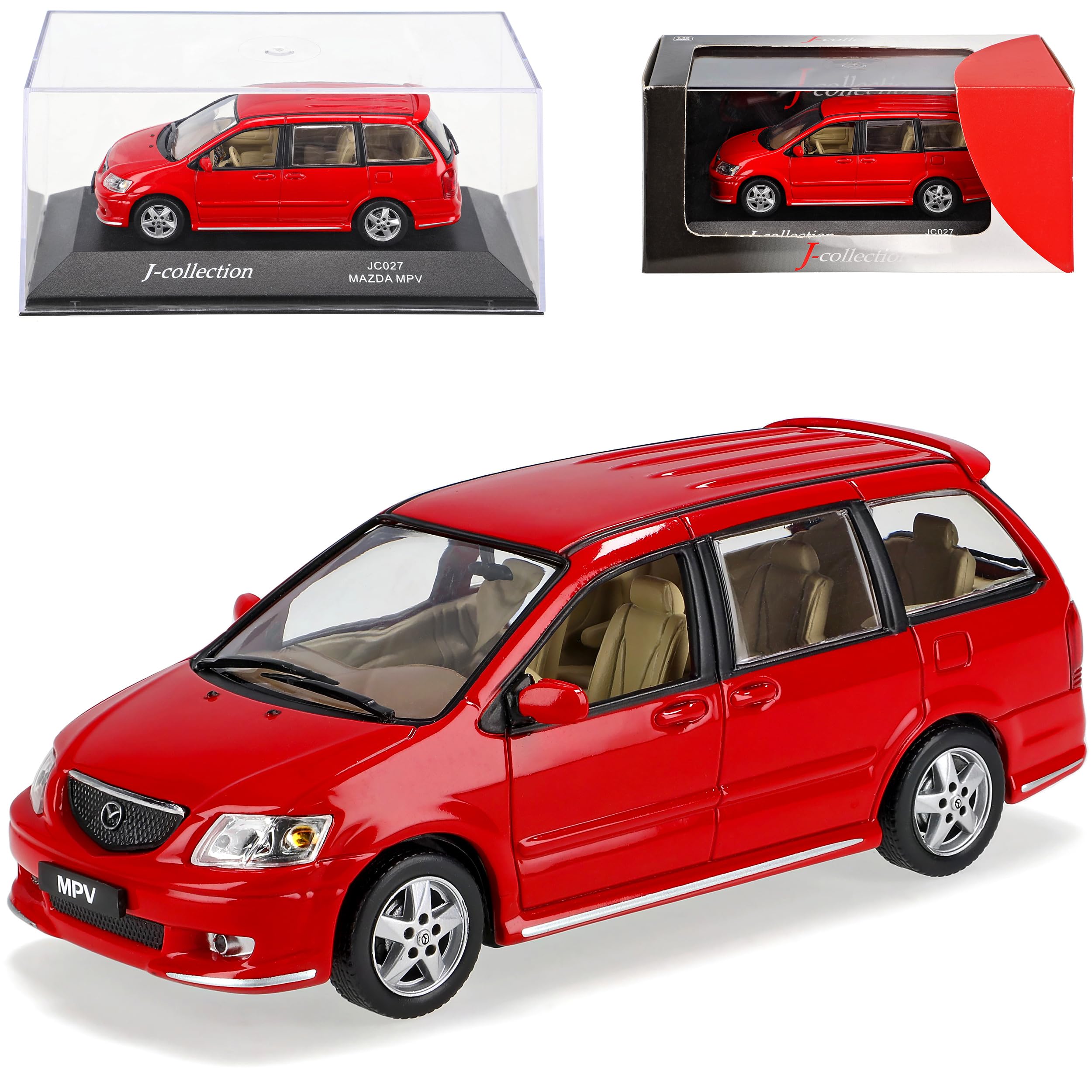 Mazda Mpv Van Red 1/43 J-collection model car model car