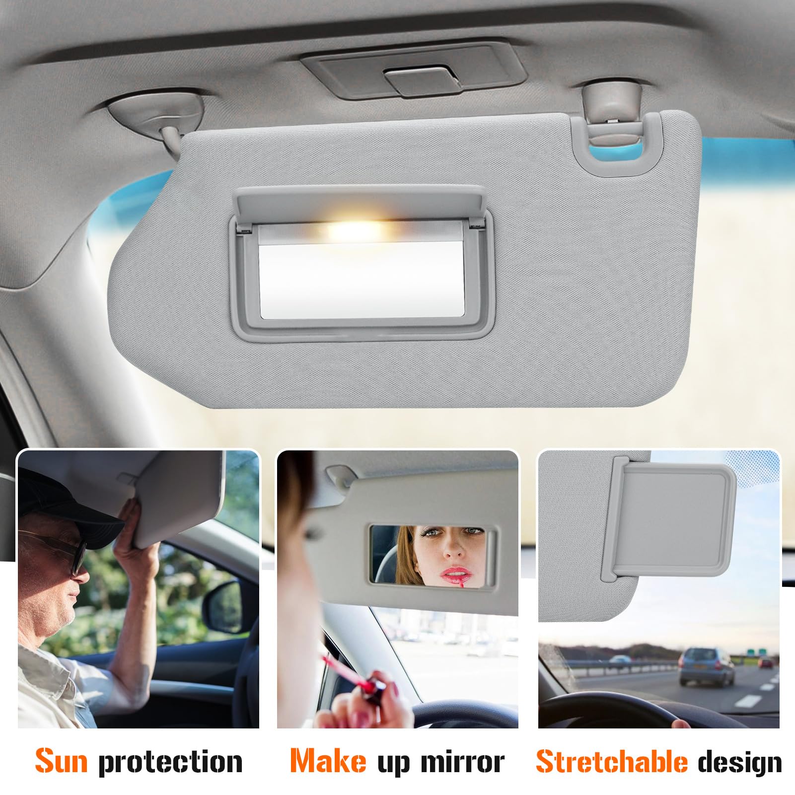 Amazon.com: Sun Visor with Light for 2013-2018 Nissan Pathfinder