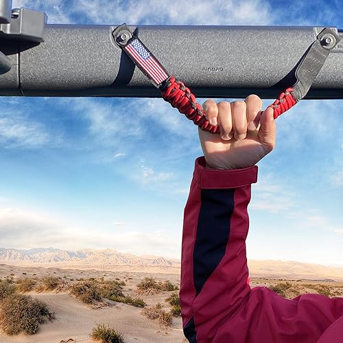 Miniatura 6 de RERPRO Asas de agarre de barra antivuelco para Ford Bronco 2021 2022 2023 2024 2025 2 accesorios de 2 puertas y 4 puertas, mango de agarre de