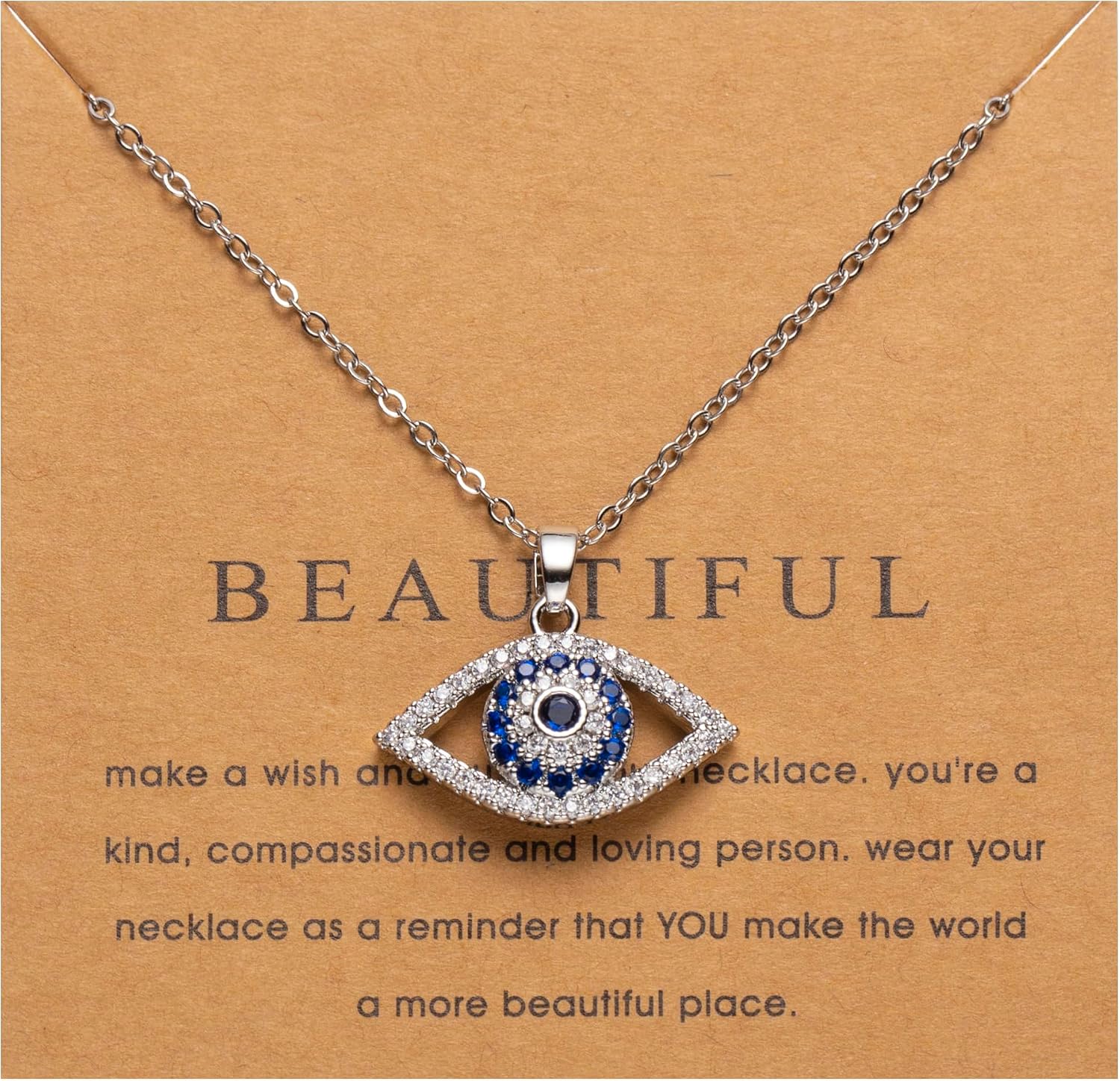 Silver Necklace for Women Dainty Pendant Minimalist Jewelry