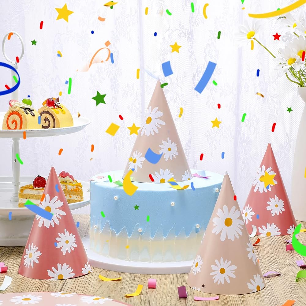 amazon-com-retro-hippie-birthday-party-hats-20-packs-floral-cone-hats-for-adults-teens-daisy-themed-party-supplies-favors-crafts-and-decorations-home-kitchen for Free Printable Happy Birthday Hats Amazon.com: Retro Hippie Birthday Party Hats - 20 Packs Floral Cone Hats for Adults, Teens, Daisy Themed Party Supplies, Favors, Crafts and Decorations : Home & Kitchen for Free Printable Happy Birthday Hats