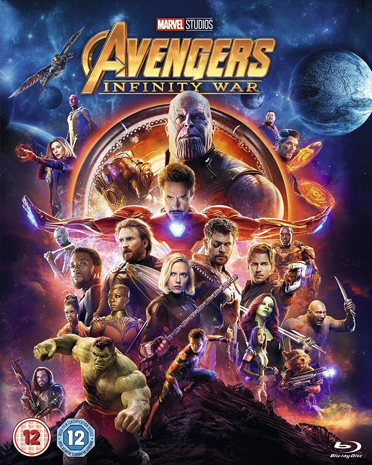 Avengers Marvel Studios : Infinity War (Blu-ray,2018)