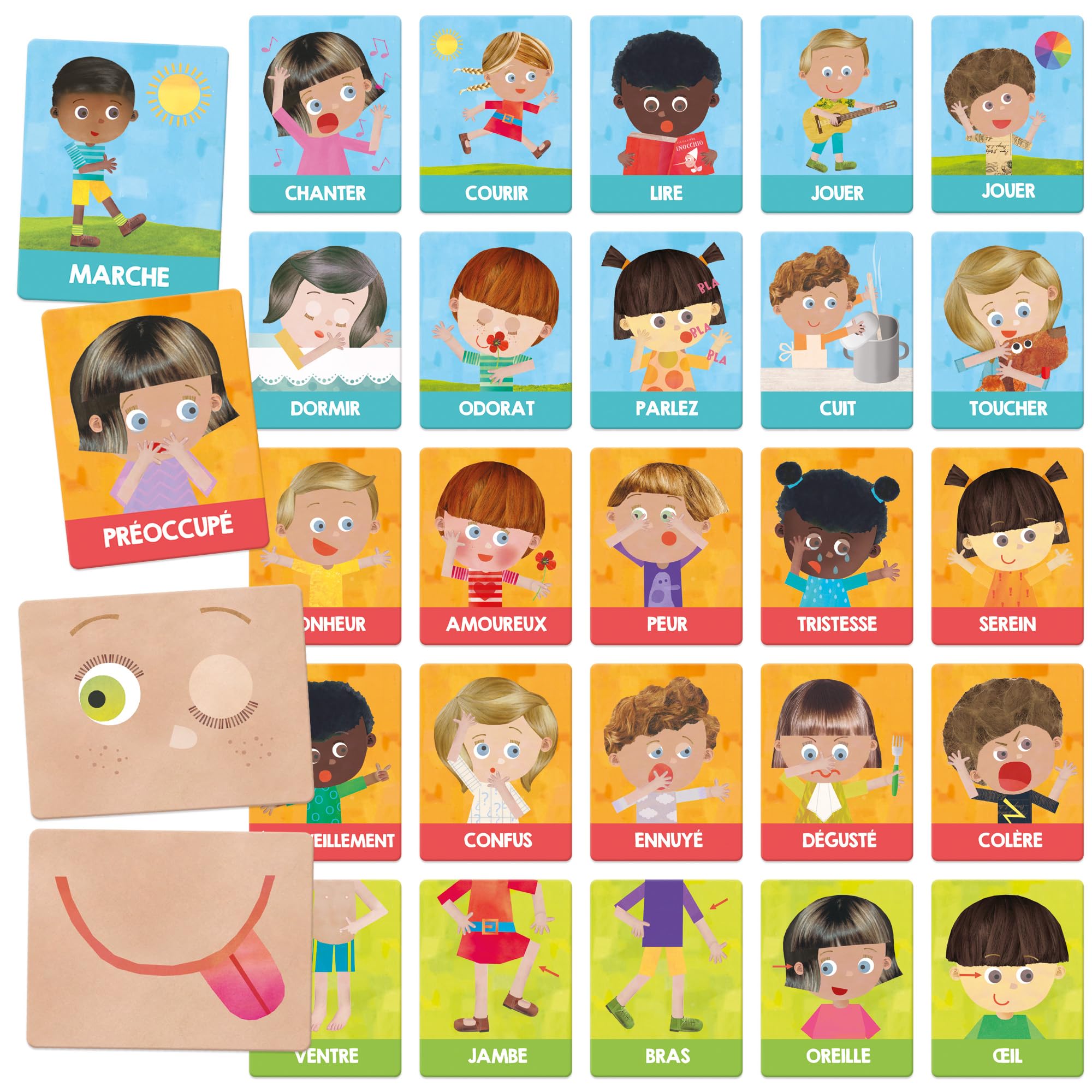 Headu - Flash Cards Montessori emocje