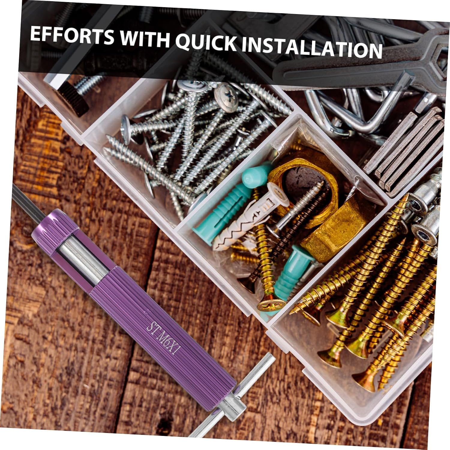 Unomor Helicoil Installation Kit Thread Repair Tool Screw Repair Car Helicoil Hand Tool Easy to Carry and Store Suitable for Vehicle Maintenance