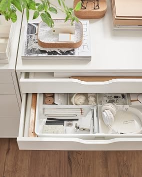 IKEA Alex Drawer Unit on castors, 67x66 cm, White