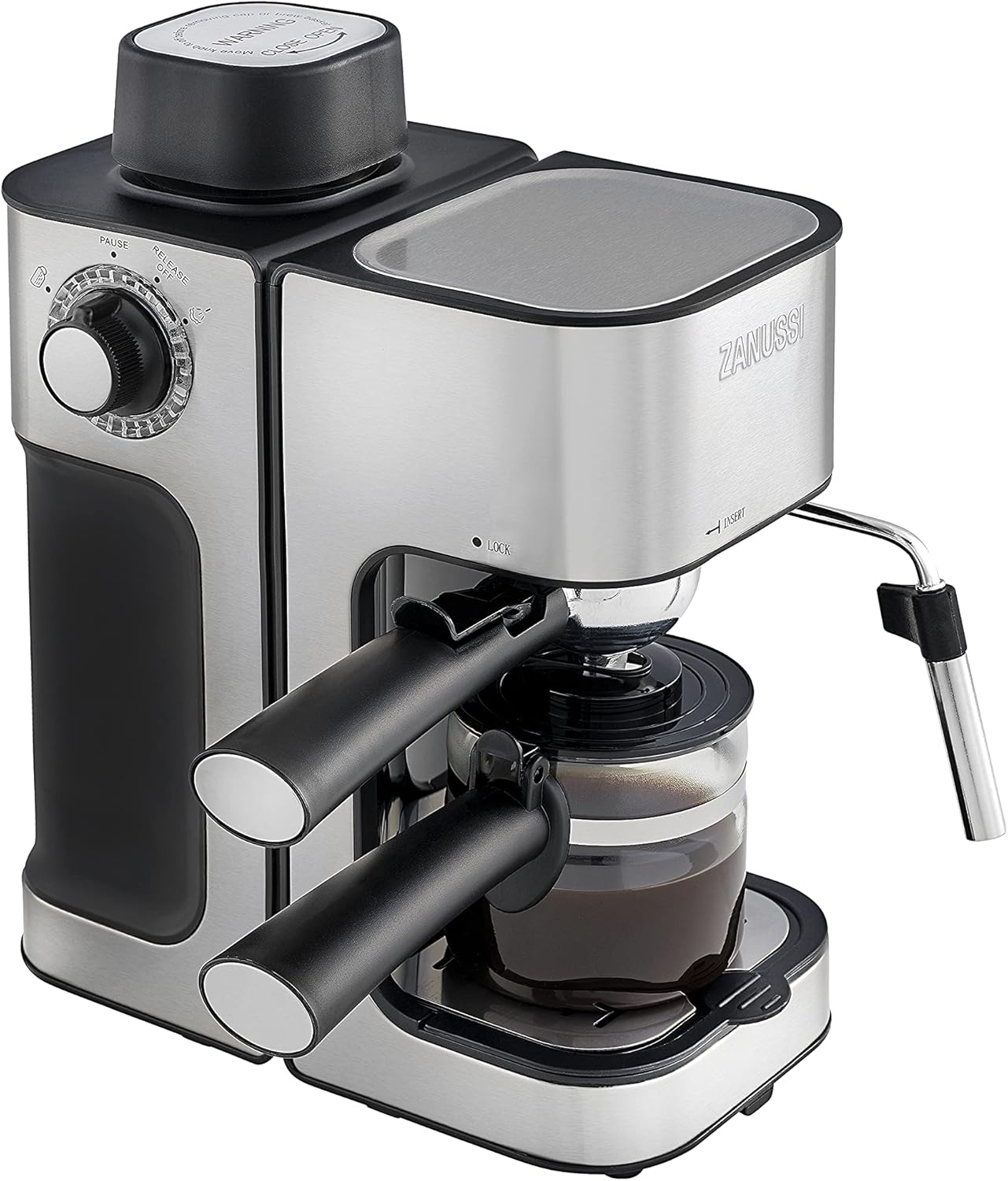 Zanussi ZES485 Espresso / Cappuccino Maker (0.24 L / 4 Cups) Black