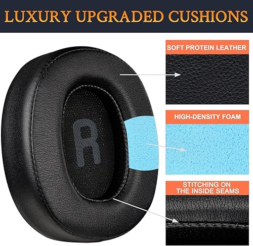 Miniatura 4 de SOULWIT Almohadillas de repuesto para auriculares JBL Tune 700 (700BT)710 (710BT)720 (720BT)750 (750BT,750BTNC)760 (760NC)770 (770NC) auriculares,