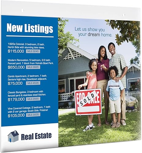 Office Depot Soporte para letreros de pared, horizontal, 8 12in.H x 11in.W, 274420