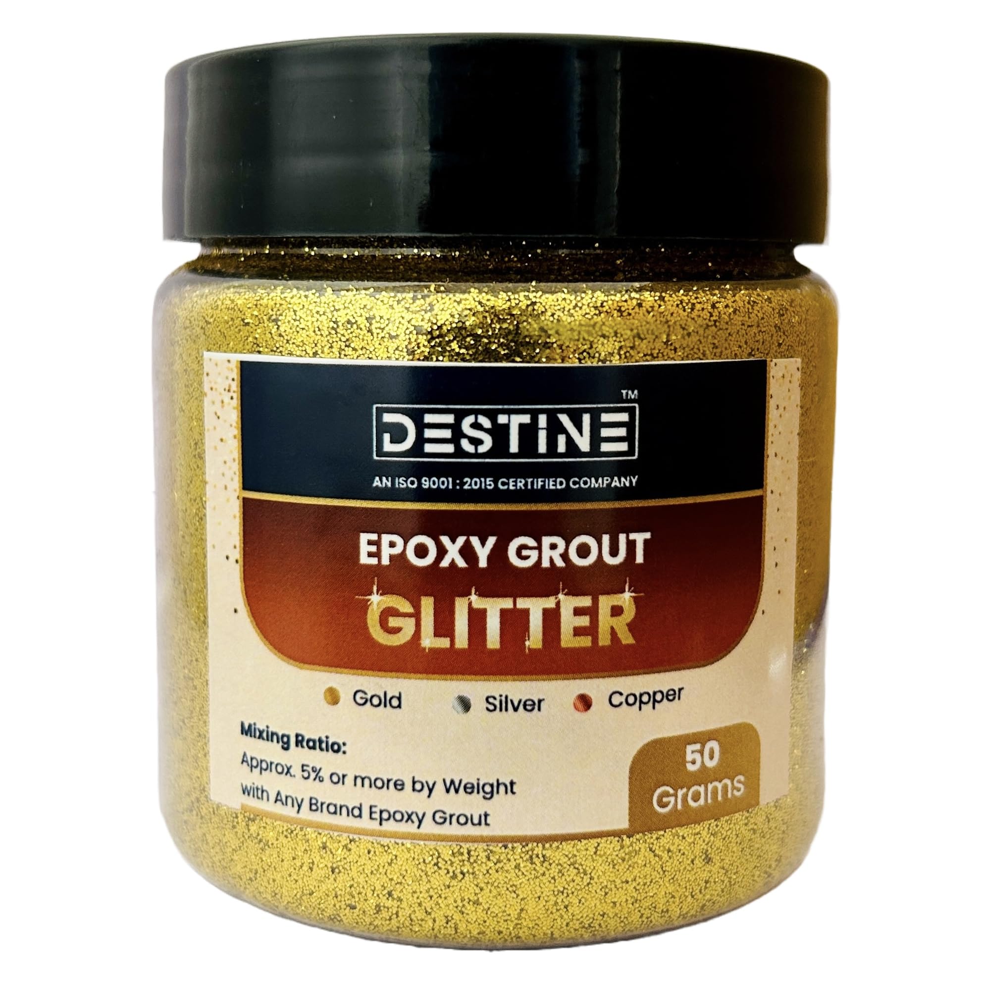 See full amazon price history chart for DESTINE® GOLD GLITTER for Epoxy Grout (MINI PACKS: 50 Gm, 100 Gm, 250 Gm), Mix with Any Brand Epoxy Grout, Sparkle for Epoxy Grout, Jewels for Epoxy Grout, Glitter for Tile & Stone Joint (50 Grams) DESTINE® GOLD GLITTER for Epoxy Grout (MINI PACKS: 50 Gm, 100 Gm, 250 Gm), Mix with Any Brand Epoxy Grout, Sparkle for Epoxy Grout, Jewels for Epoxy Grout, Glitter for Tile & Stone Joint (50 Grams) (B0CDLRCSGR) Amazon Price History, Amazon Price Tracker