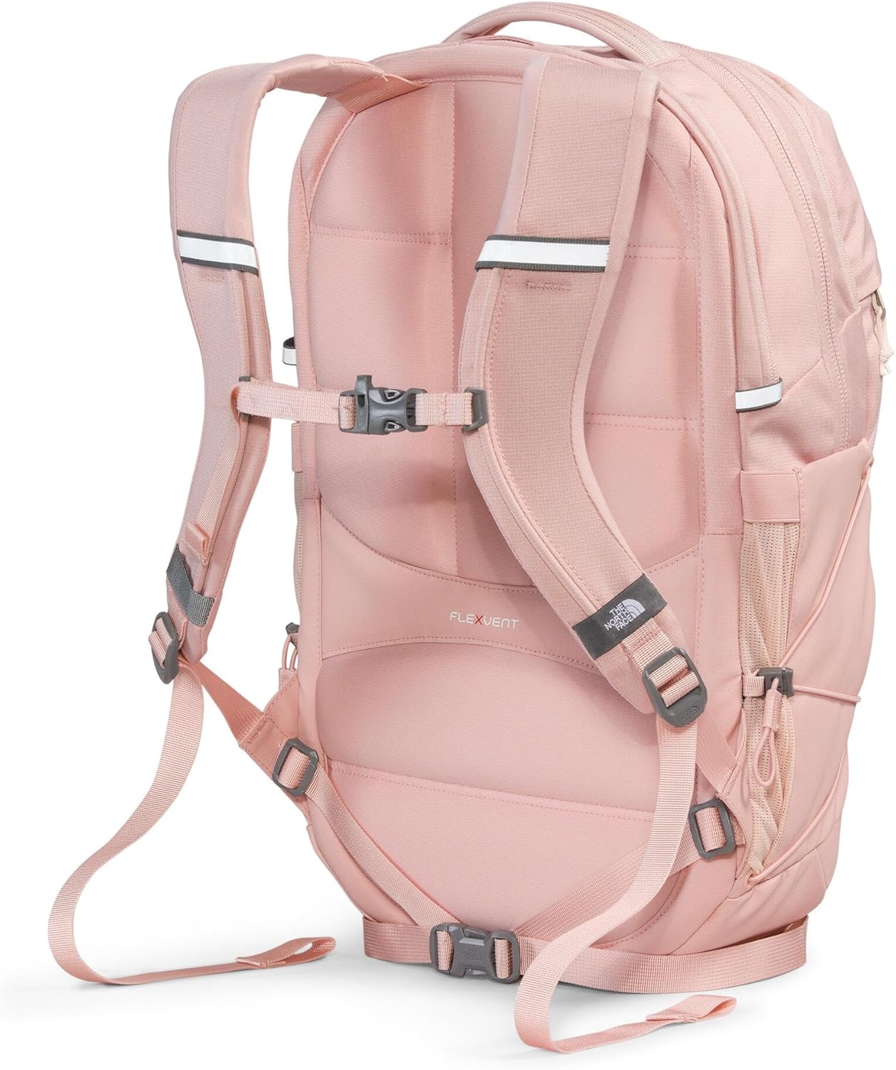 The North Face Women's Borealis Commuter Laptop Backpack - Everyday Travel Bag, 16" Laptop Sleeve, Reflective Details, Pink Moss Dark Heather/Gardenia White-NPF, One Size - Image 3