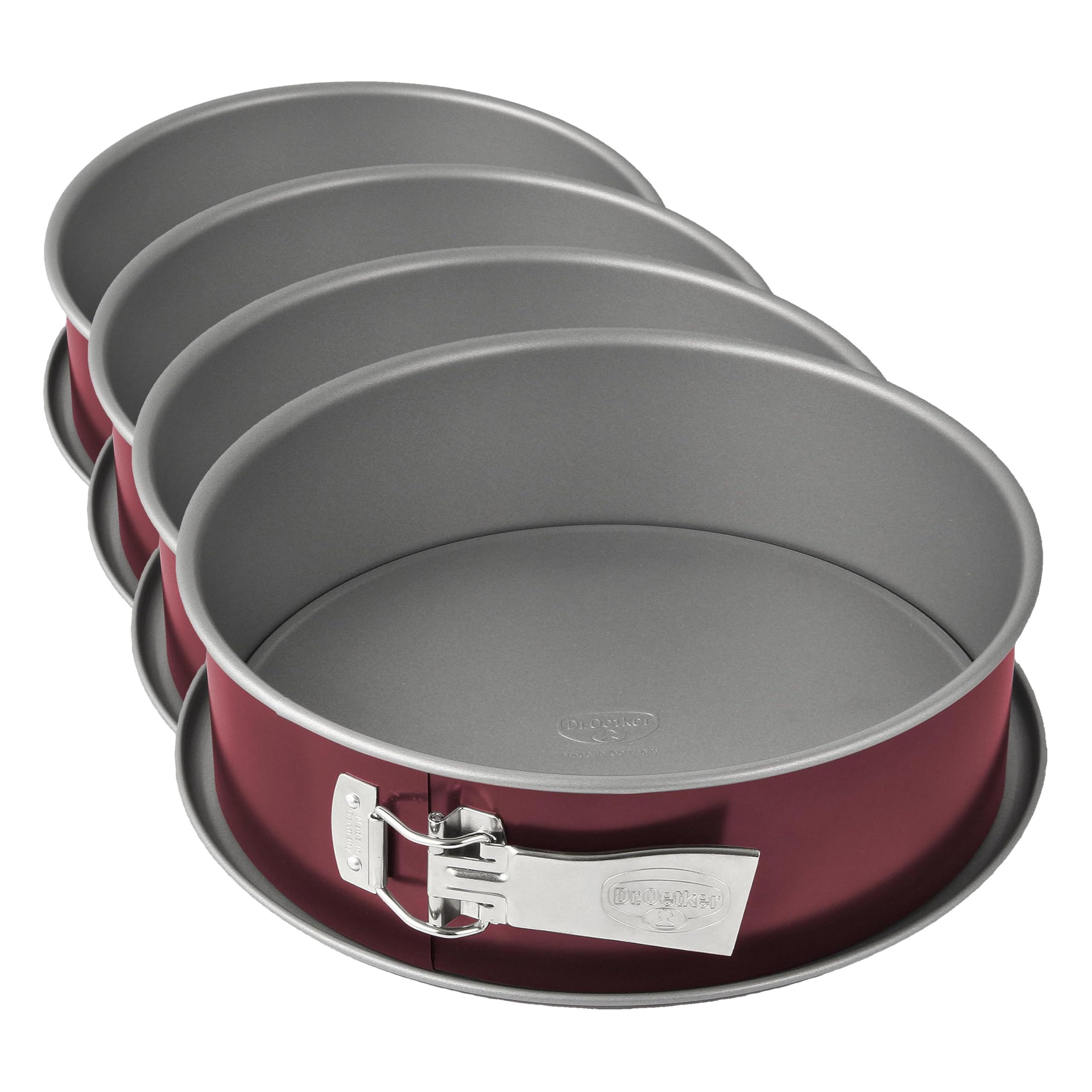 Dr. Oetker BackLiebe Bico - Molde desmontable (28 cm) (Paquete de 4)