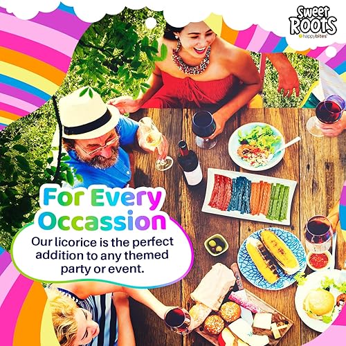 Miniatura 8 de Sweet Roots by Happy Bites Black Regaliz Twists (16 onzas) - Tamaño JUMBO - Certificado Kosher - Vegano - Gourmet - Bajo en grasa