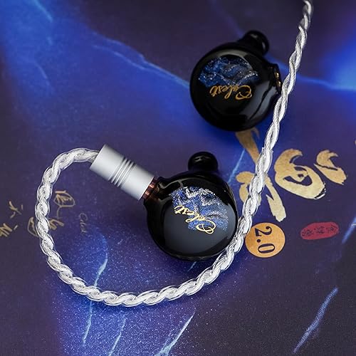 Miniatura 3 de HiFiGo Kinera Celest Pandamon 2.0 - Monitor intrauditivo cuadrado planar de 0.394 in, 2.0 SPD IEMs auriculares intrauditivos con aspecto totalmente