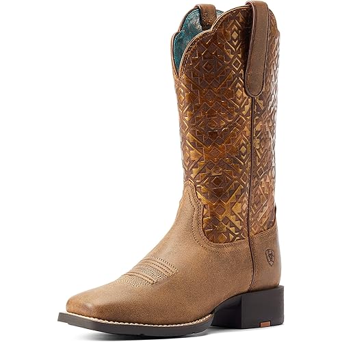 Ariat Women's Round Up Square Toe Western Boot