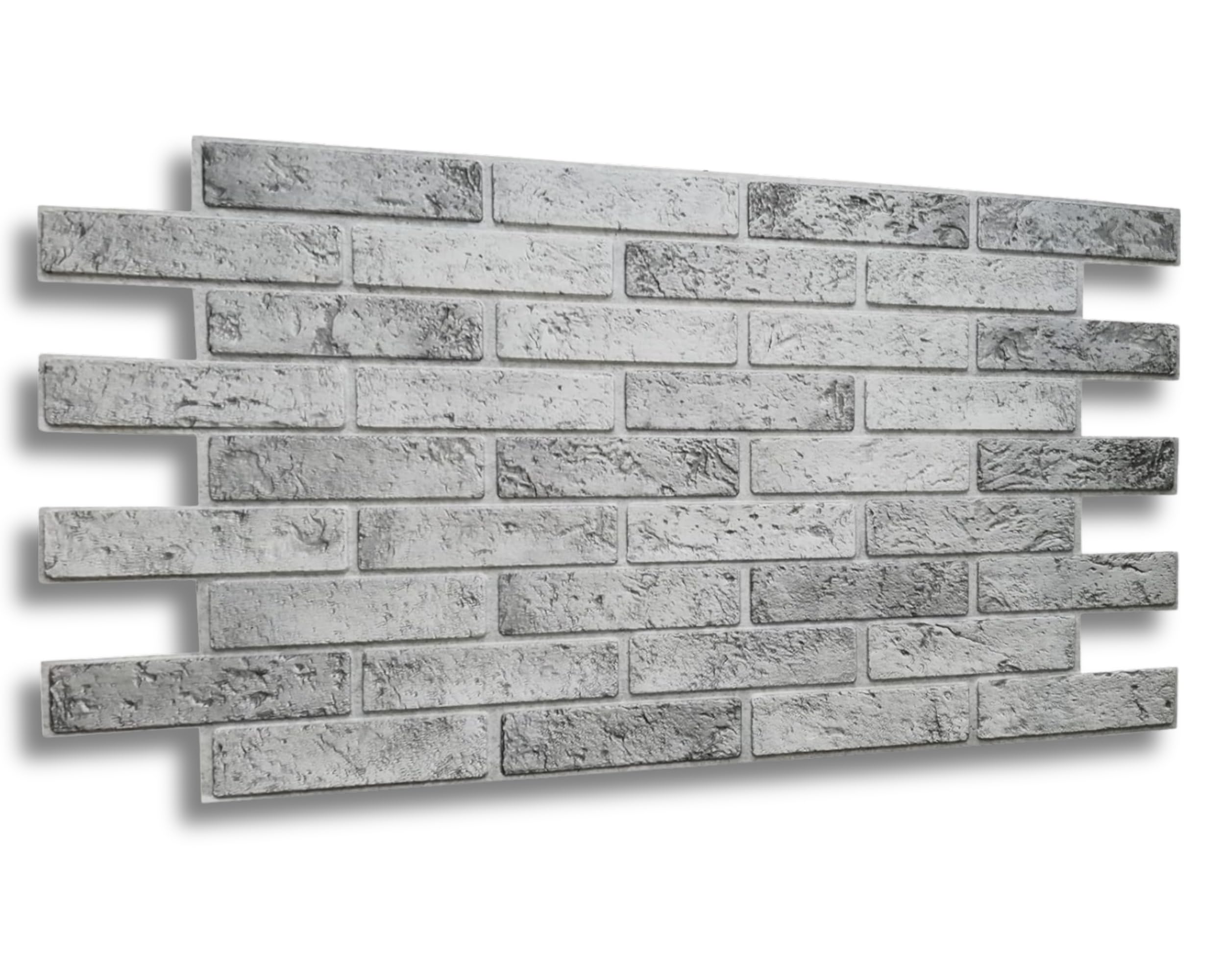Relaxdays 3D-wandpanelen, zelfklevend, met decoratieve steen-look, pvc