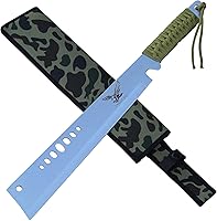 Vista 2 de Armory Replicas Cuchillo de machete de espiga completa - Herramienta multiusos para acampar al aire libre