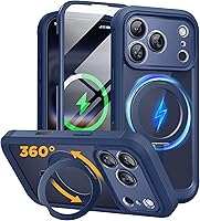 Vista 191 de Miracase Funda magnética para iPhone 15 Pro Max de 6.7 pulgadas [compatible con Magsafe], funda de cuerpo completo a prueba de caídas para iPhone 15