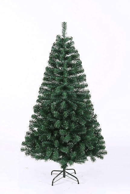 EVRE Artificial Christmas Tree 4ft with 300 PVC Tips Branches & Strong Metal Stand(4Ft, Evergreen)
