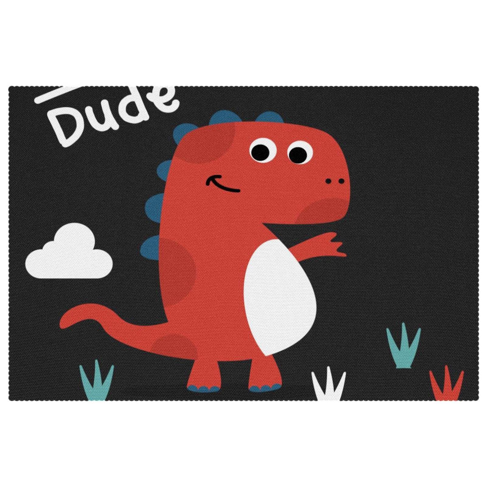 6 sets de table dinosaure Hello enfant antidérapants 31x46cm
