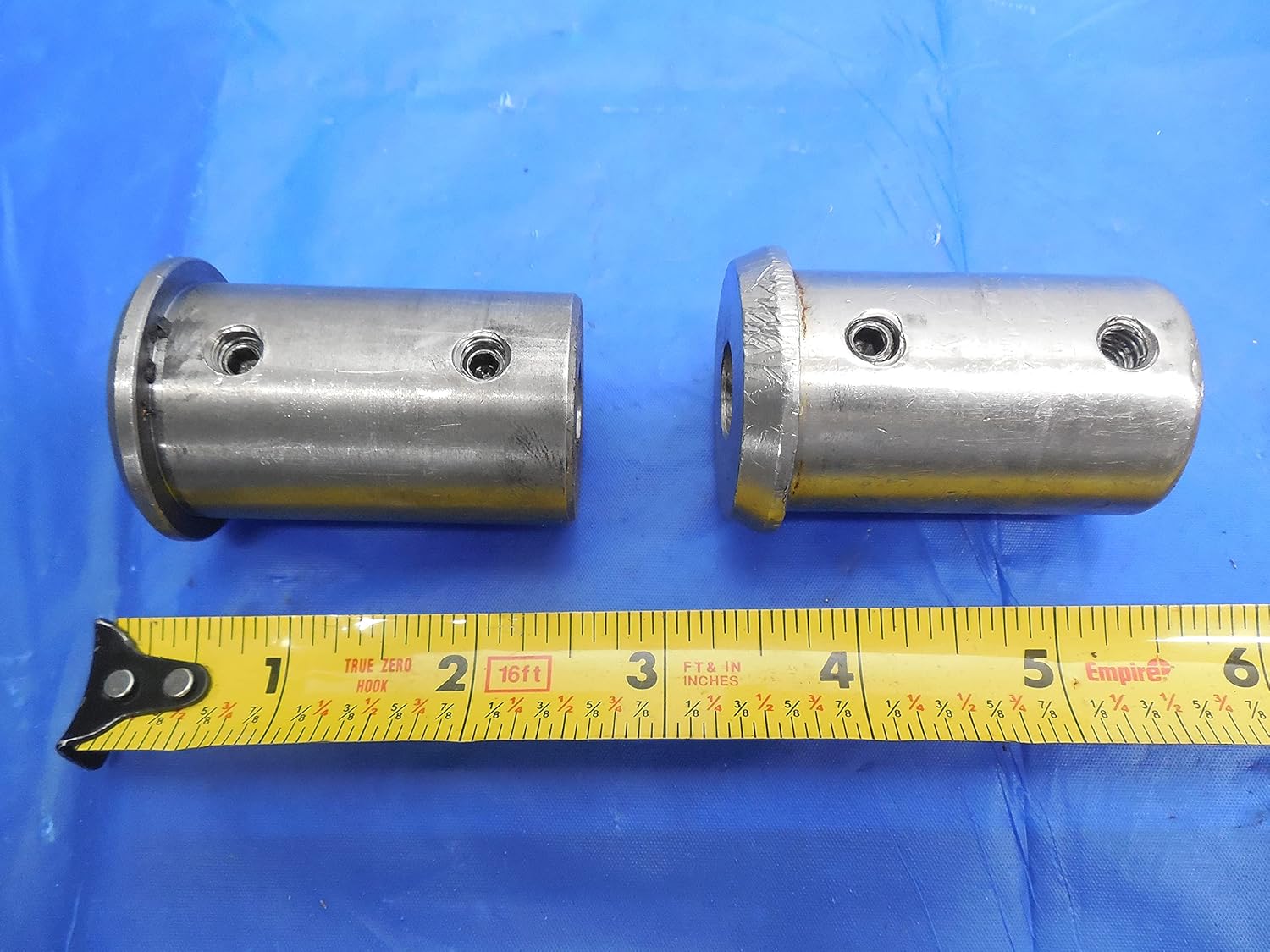 2 PCS 1/2" I.D. X 1 1/4" O.D. CNC Lathe Boring BAR BUSHINGS M6 X 1.25 Set Screws - JH1382MENPCA