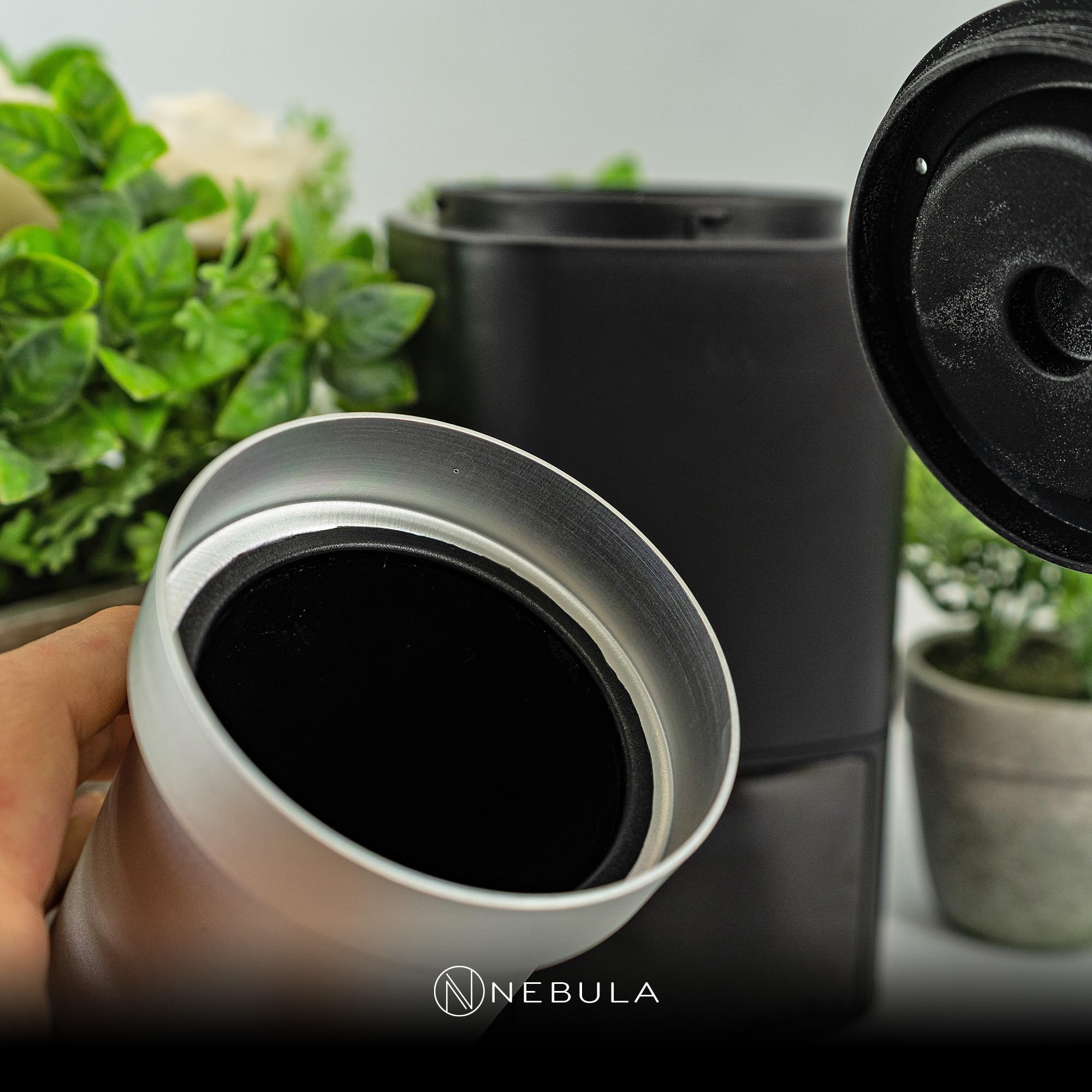 Nebula Decarbossilatore E Infusore Boost | Senza Sprechi | Nero | Attivazione Di Erbe E Infusione | Macchina Per Il Burro E Apparecchio Per La Preparazione | Coperchio Dal Design Migliorato