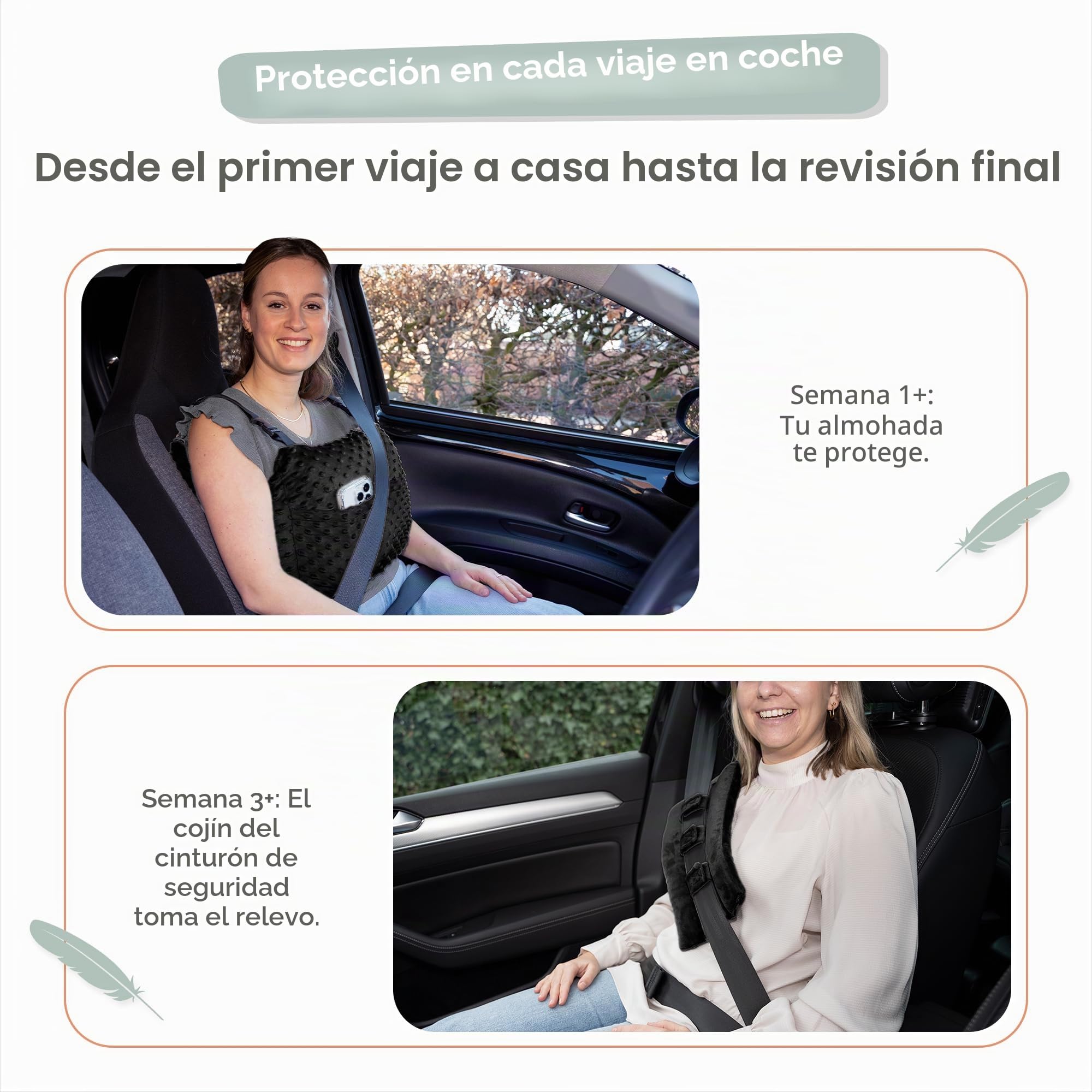 MOYOAMA Almohada posmastectomía – Almohada postoperatoria para Coche, reducción y Aumento de Senos, Almohada de Pecho después de cirugía cardíaca, imprescindible para recuperación de mastectomía,