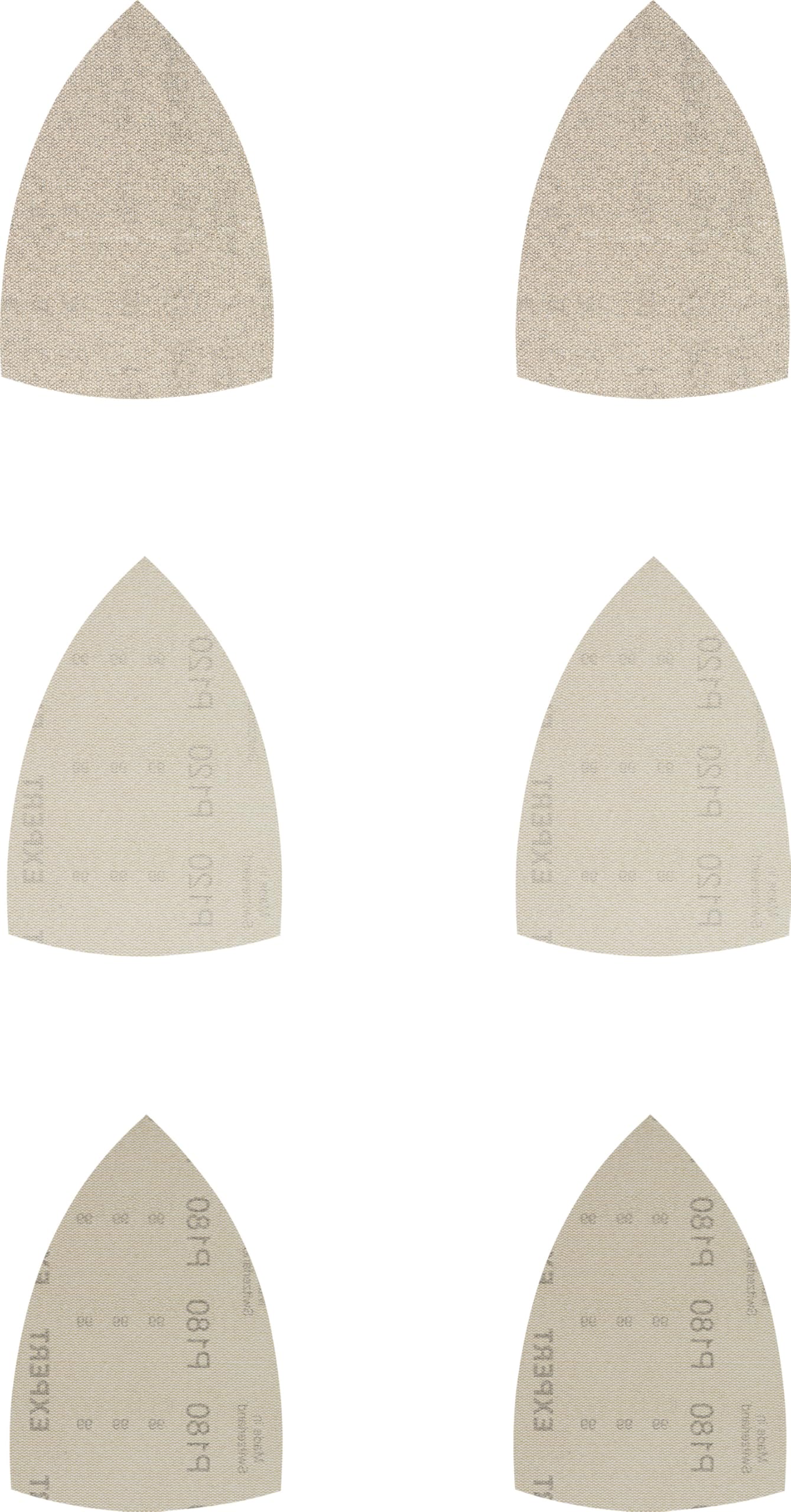 Bosch Bosch 10x EXPERT M480 Sanding Net Set (for Paint on wood, Hardwood, Ø 100x150 mm, Grit 4x80, 3x120, 3x180, Professional Accessor