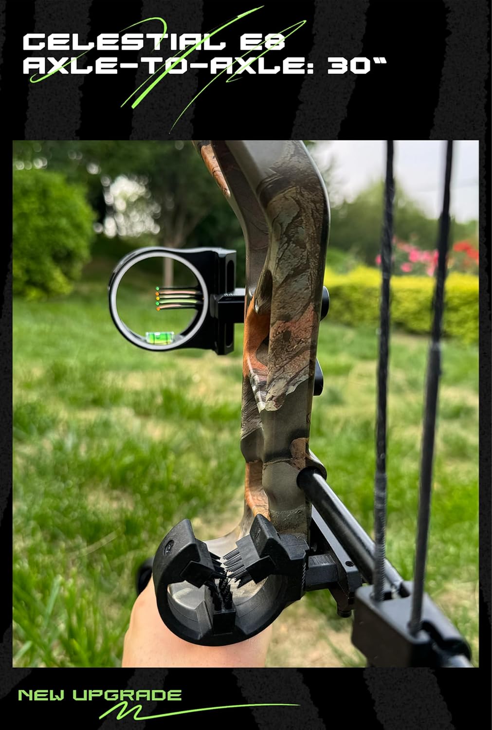 Compound Bow Kit, Made in The USA Gordon Limbs, Draw Weight 19~75 Lbs Draw Length 19~30", IBO 320FPS for RTH Archery Hunting Target Shooting Practice with Bow Accessories