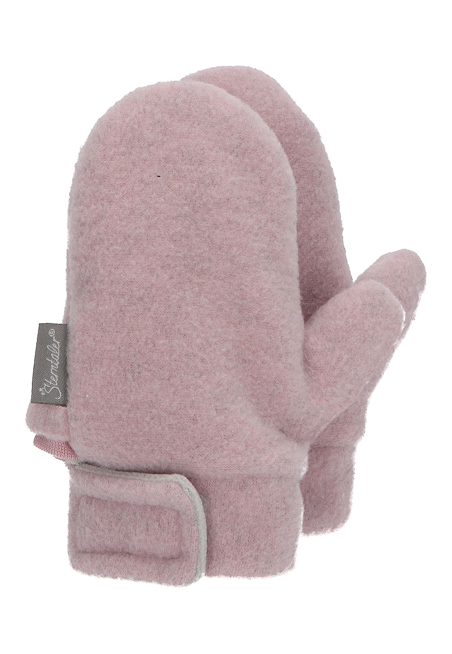 Sterntaler Fäustling mit Daumen  aus Microfleece mit Klettverschluss  gefüttert - Mädchen Accessoires für Babys & Kleinkinder - weich  warm und bequem  langlebig - rosa melange  Gr. 2