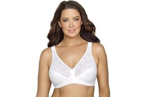 Playtex Women's Full Lace Wireless Back & Posture Support Bra with Front Closure