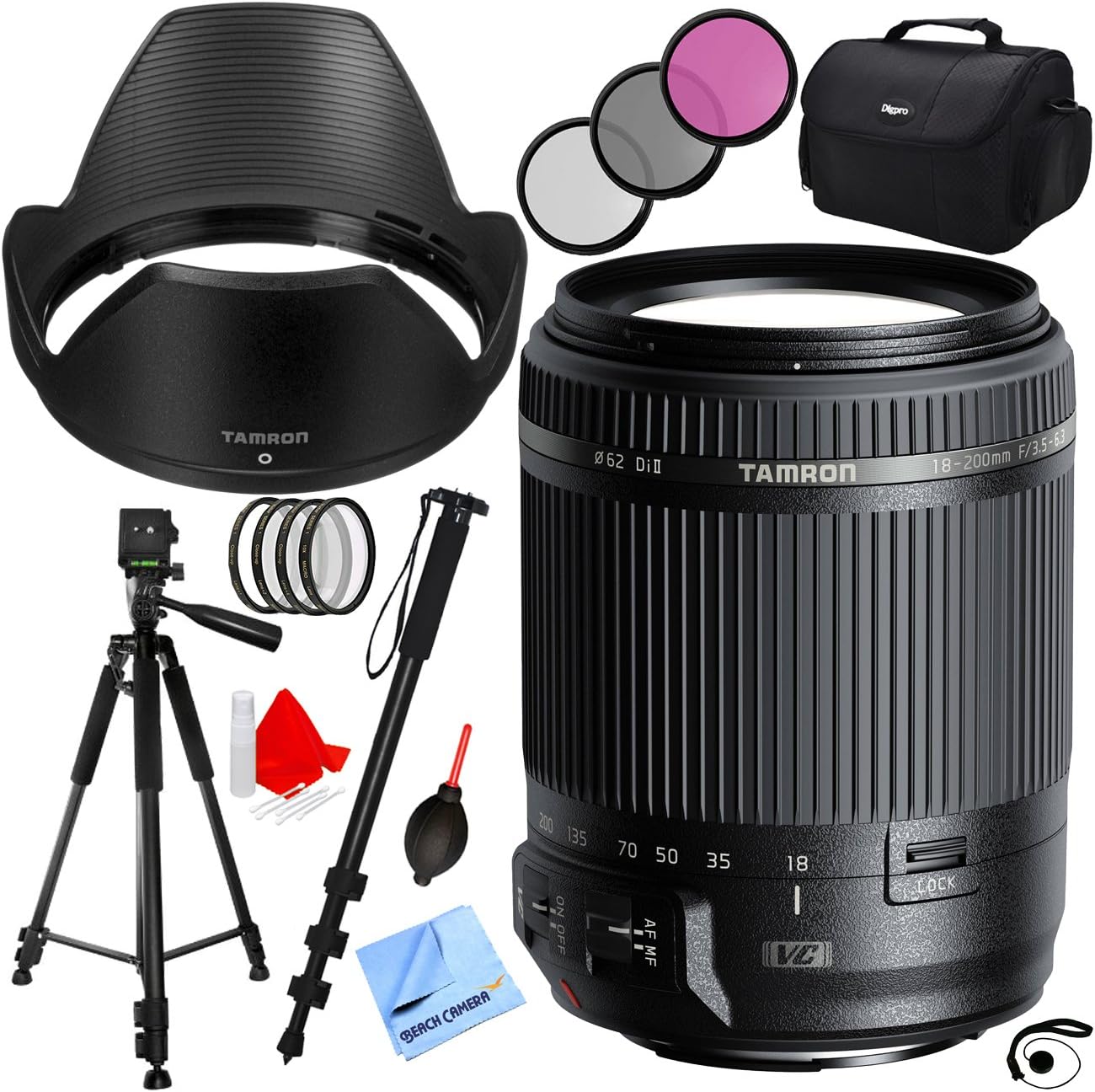 Tamron 18200mm Di II VC AllInOne Zoom Lens for Canon