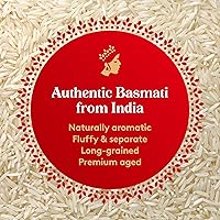Vista 6 de Royal - Arroz Basmati Blanco Auténtico Naturalmente Envejecido en Grano Largo Indio - 10 Libras (2 x 5 Libras Bolsa)