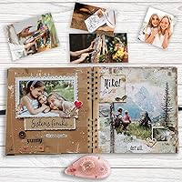 Vista 8 de Dispensador de Cinta Adhesiva de Doble Cara, Paquete de 8, 0.31 Pulgadas x 26 Pies Dispensadores de Cinta Adhesiva, Suministros de Manualidades