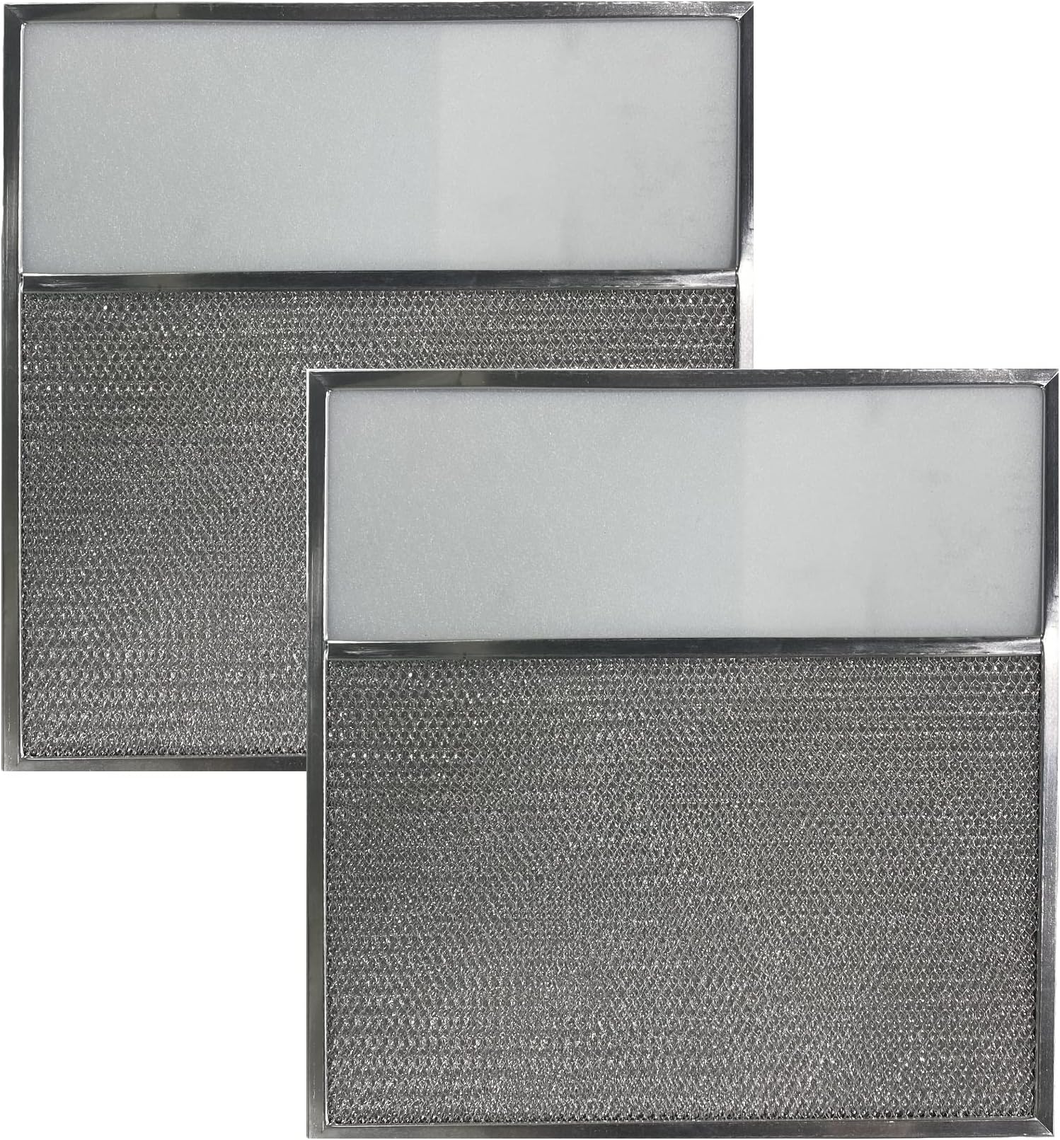 2-Pack Air Filter Factory 17 x 17-3/8 x 3/8 Inches Range Hood Aluminum Lens Grease Filters