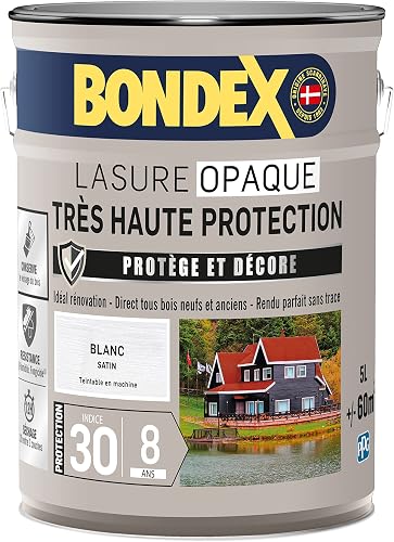 Lasure Opaque Très Haute Protection Protège et Décore Bla BONDEX