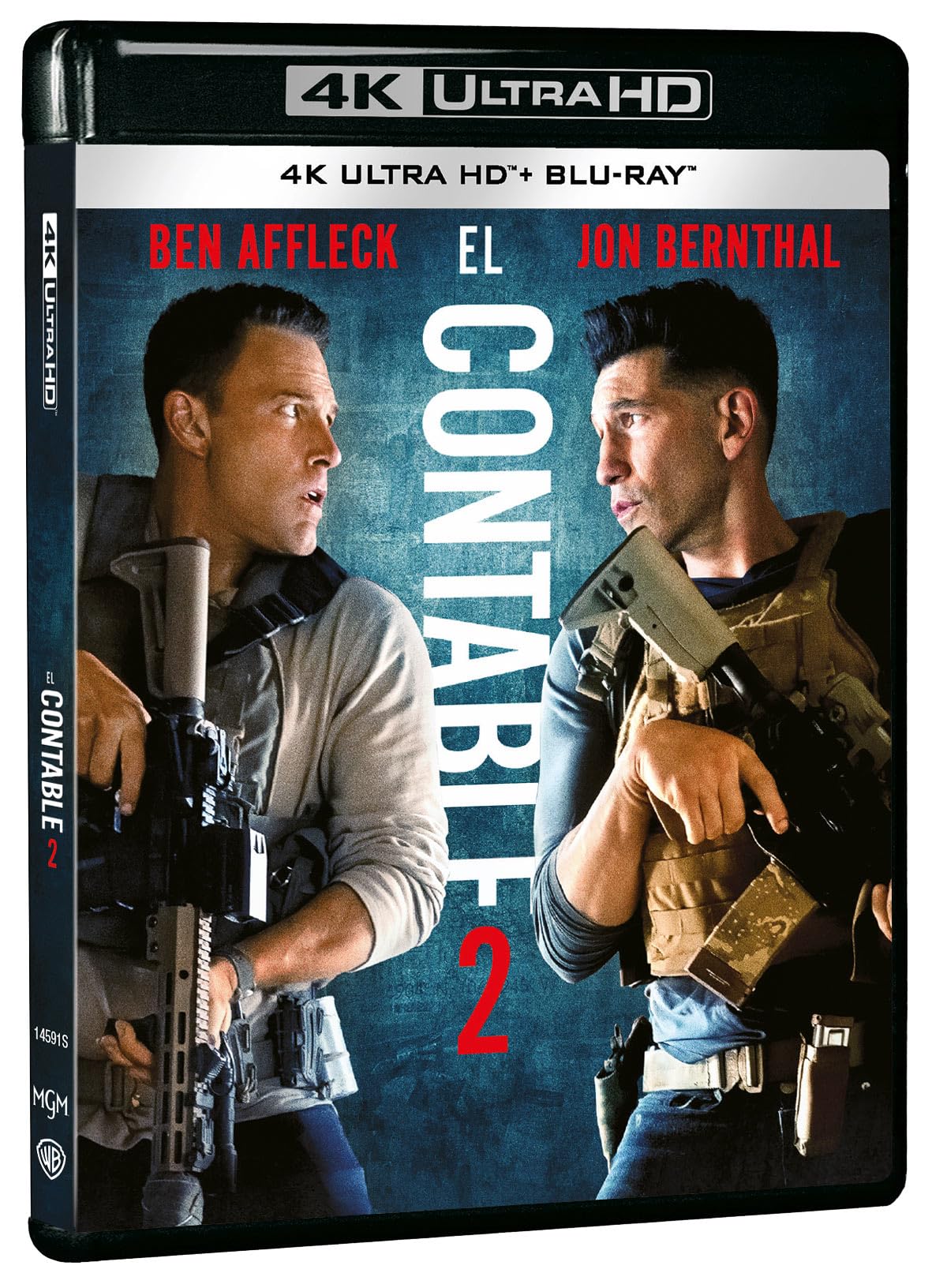 El contable 2 4k UHD y Blu-ray en estuche combo original para coleccionistas de cine