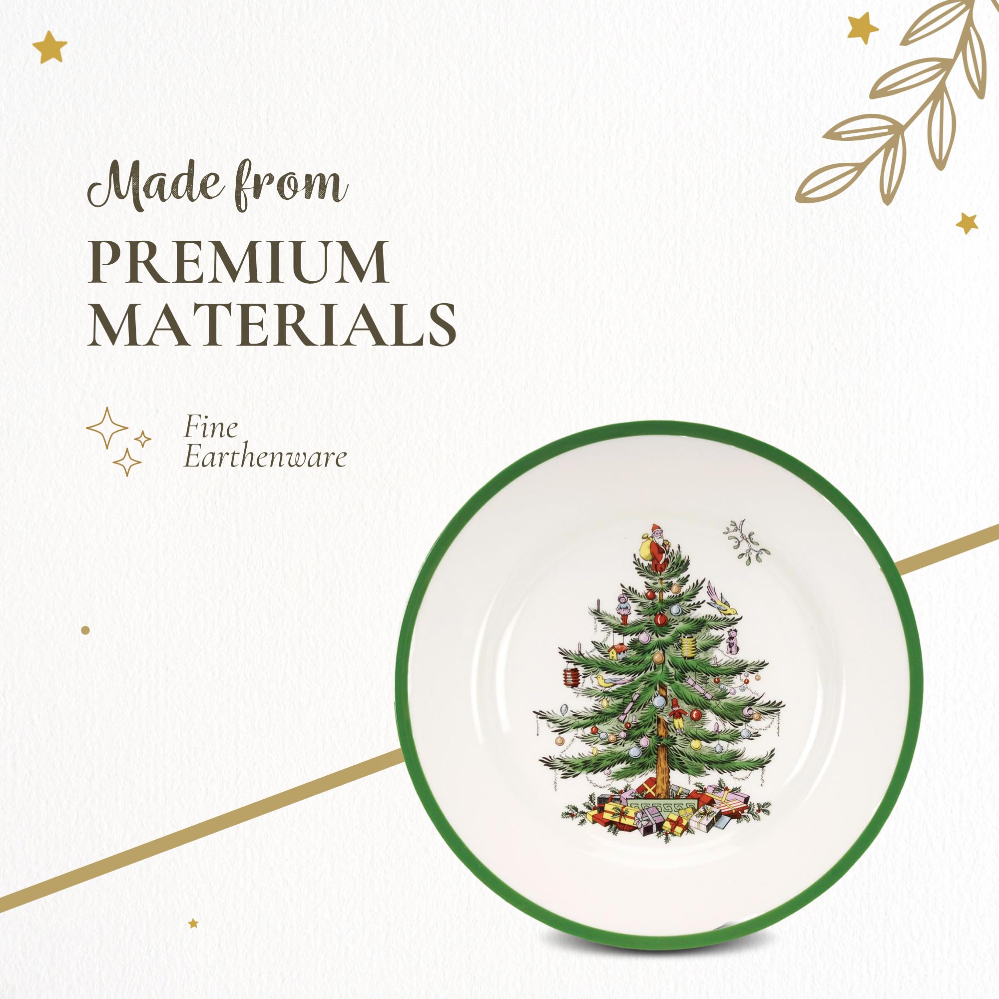 Amazon.co.jp: Spode クリスマスツリー 10.5インチ ディナープレート