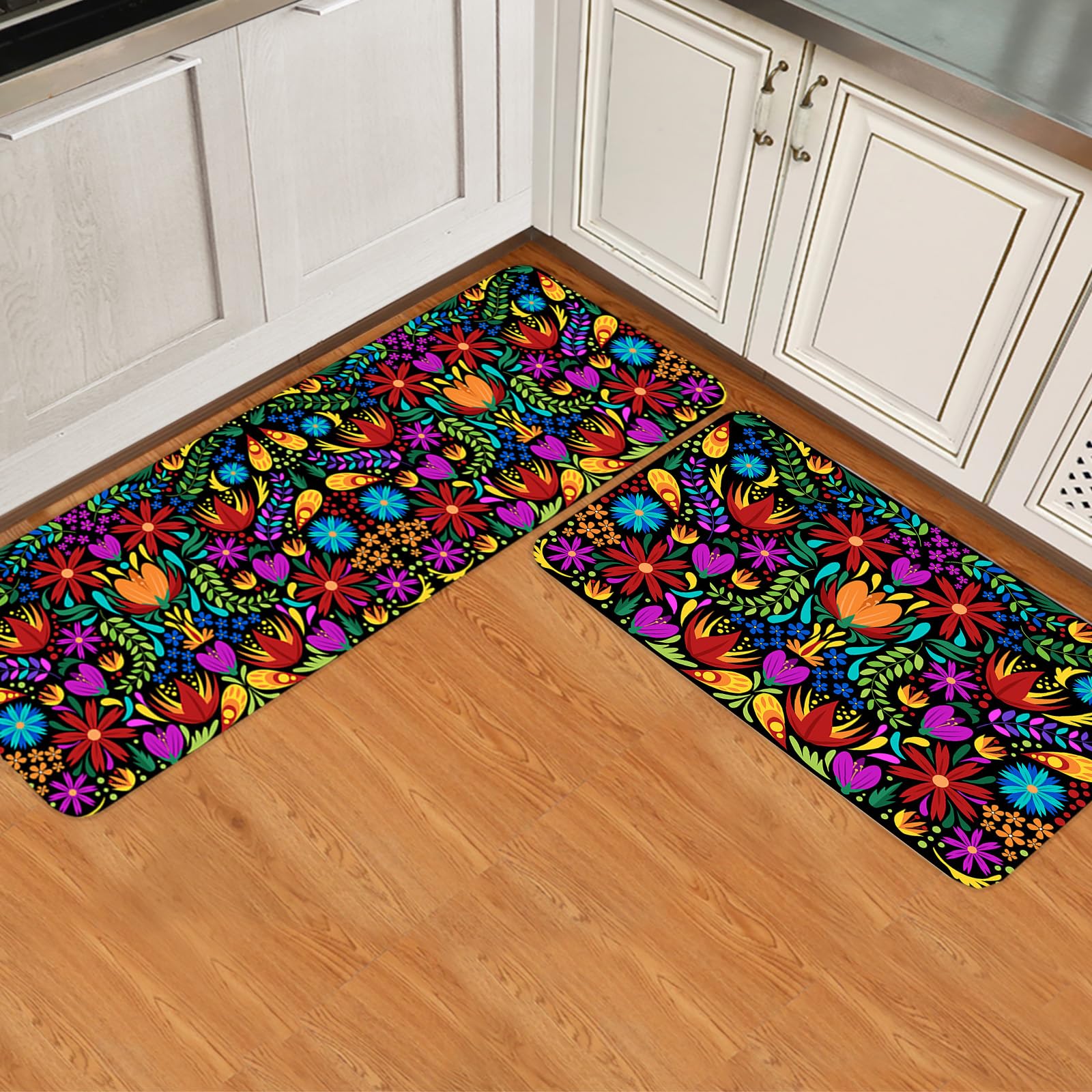 Mexican Style Kitchen Rugs Runner Rug, Kitchen Rug, Terracotta Runner