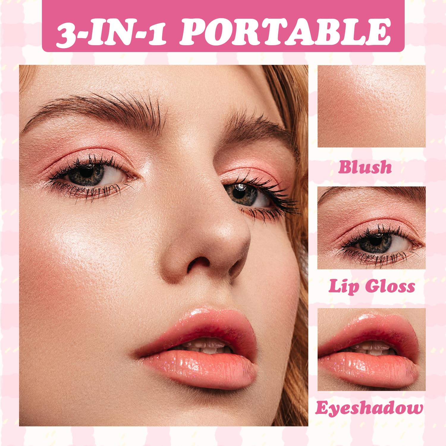 2 Pcs Jelly Blush, Jelly Blush Stick Lip & Cheek Stain - Image 2