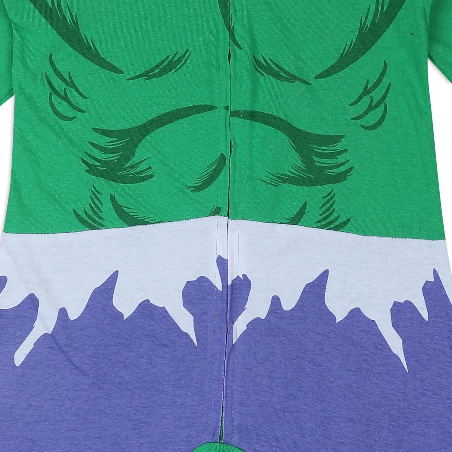 Marvel Hulk, Captain America, Iron Man or Spider-Man Boys Zip Up Hooded Coverall for Infant and Toddler - Image 4