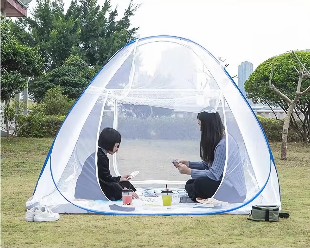 Watch Pop Up Mosquito Net for Bed Camping Travel Mosquito Net Tent