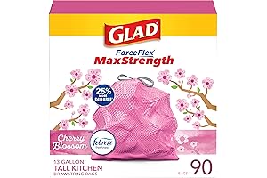 Glad Purple Shade ForceFlex Trash Bags for Odor Control