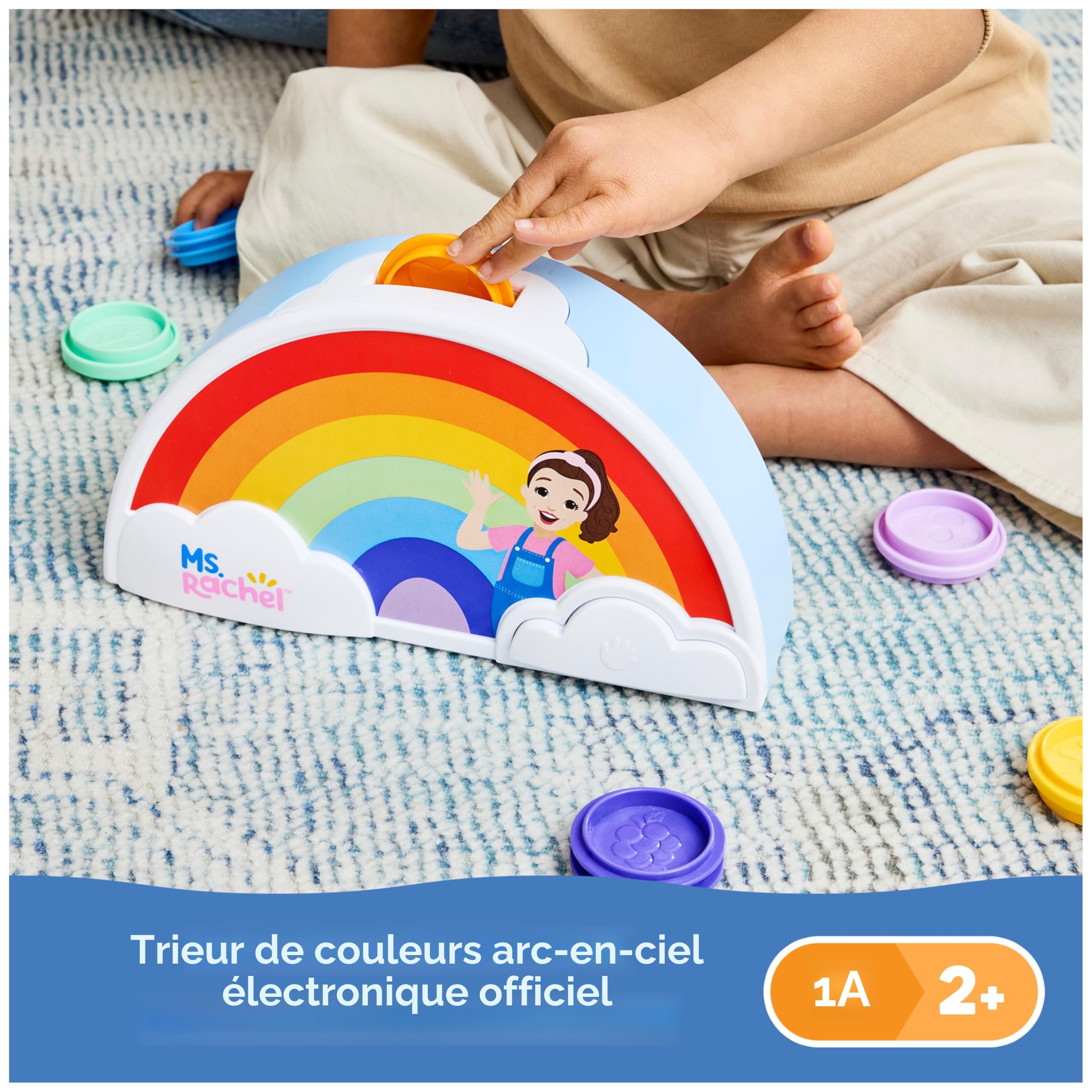 Bus Scolaire Électronique Ms. Rachel – Mon Premier Bus D'Éveil Avec 2 Figurines, Chansons Et Sons – Jouet Éducatif Pour Tout-petits 1-3 Ans – Officiel