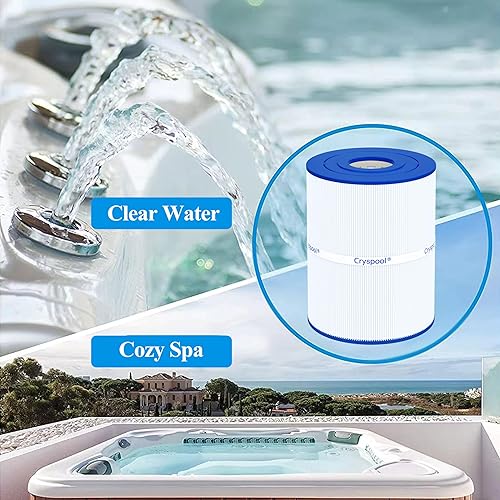Miniatura 7 de Cryspool® 08020 Filtro compatible con Watkins 31114, filtro de spa para puntos calientes, C-8465, FC-3960, 71827, 71828, Watkins cartucho de filtro