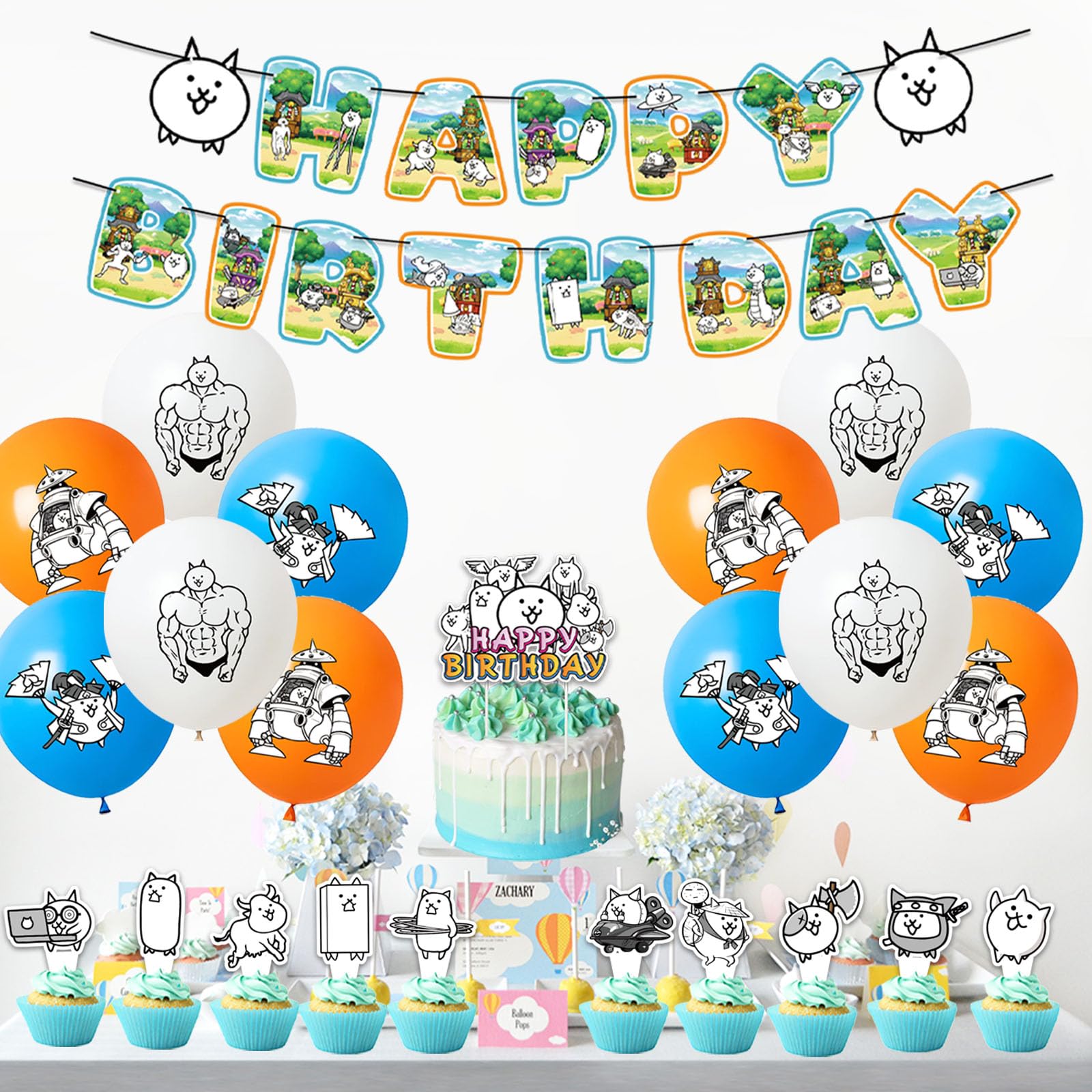 Amazon | 誕生日 飾り付けセット キャラクター 誕生日飾り風船